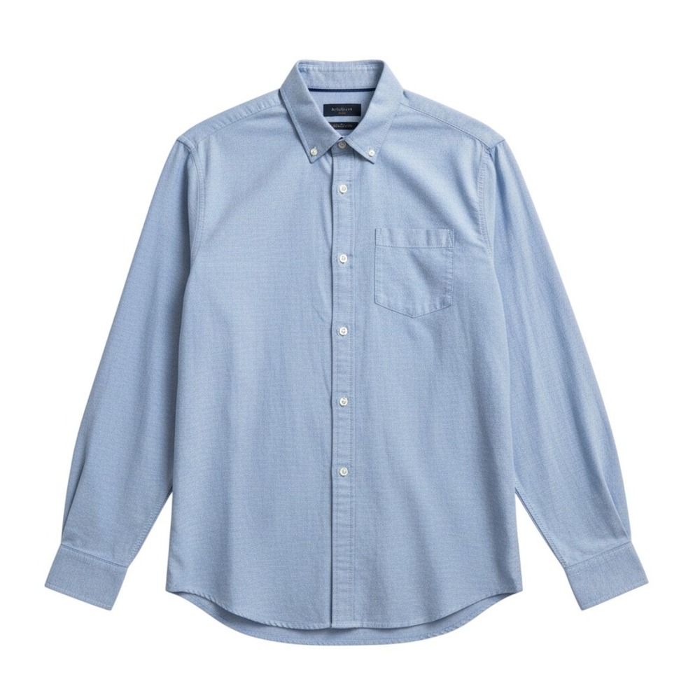 Gap Oxford Button Down Shirt Regular Fit Light Blue Preppy Casual XXL
